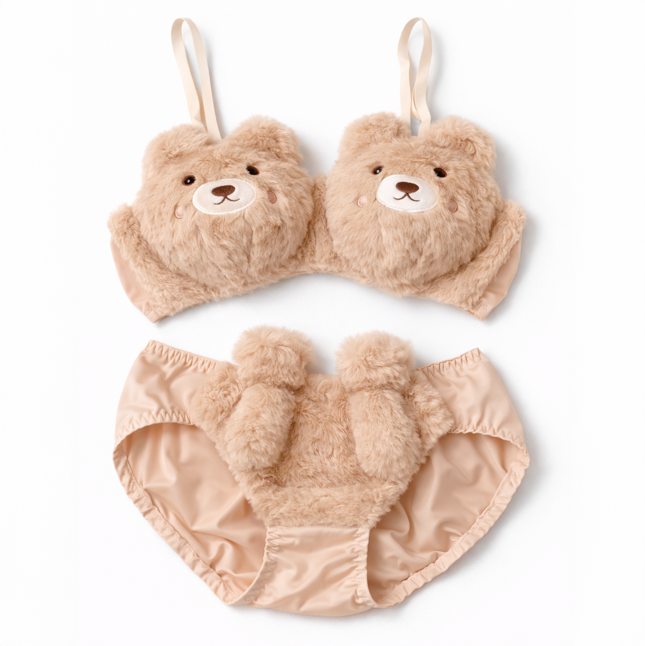 Mid Dusky — Plush Teddy Set