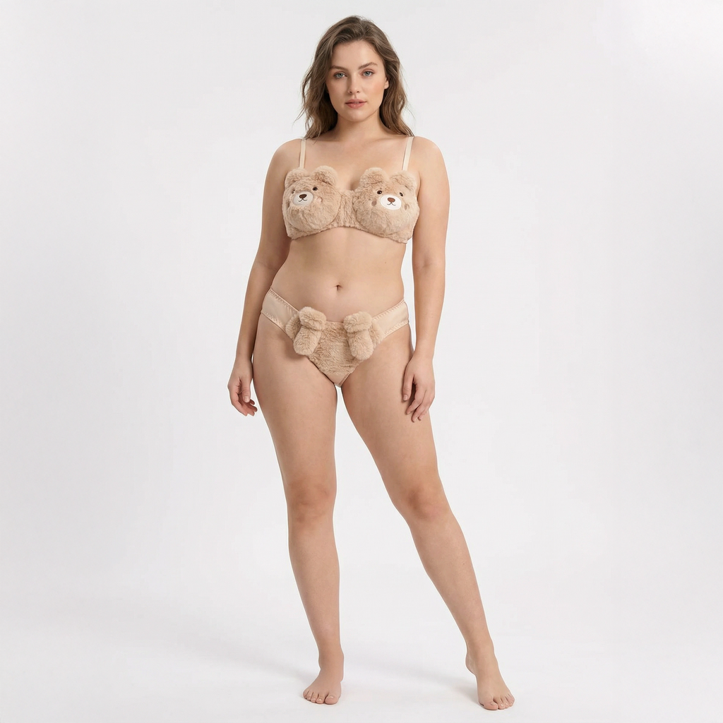 Mid Dusky — Plush Teddy Set