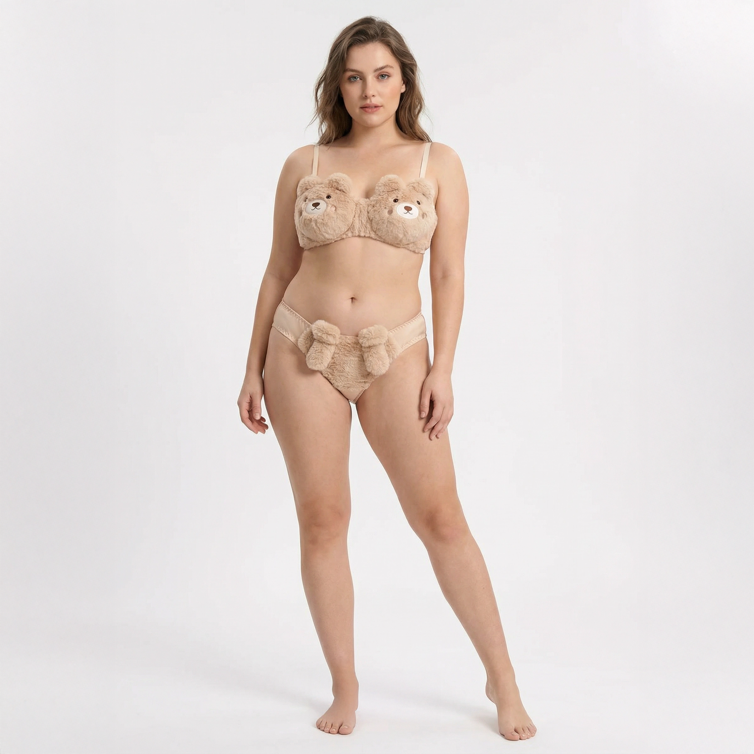 Mid Dusky — Plush Teddy Set